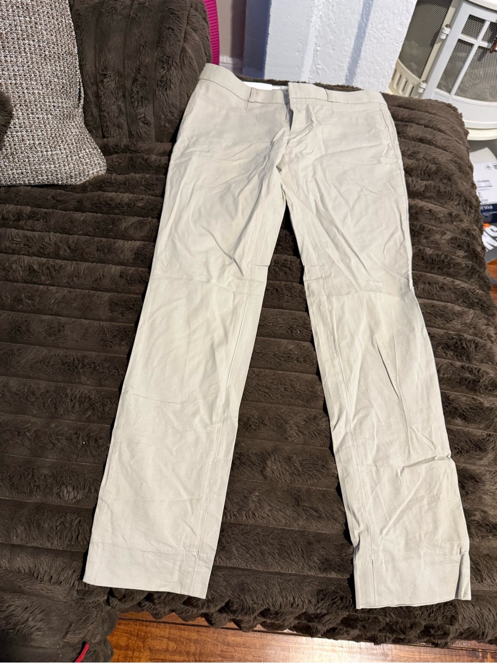 Men's Lightweight Beige Dress Pants